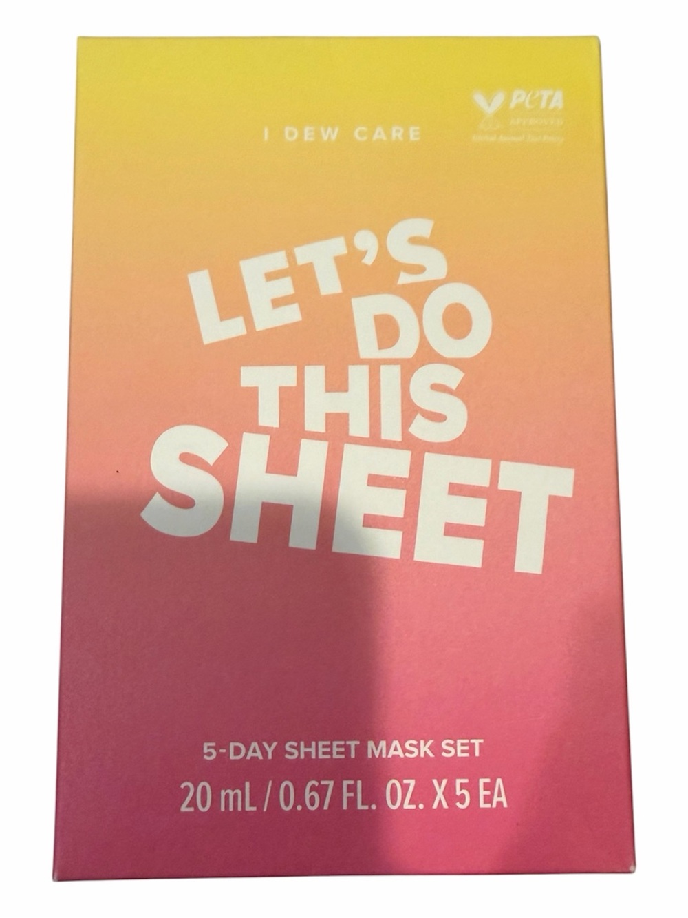 Let's Do This Sheet - 5-Day Sheet Mask Set